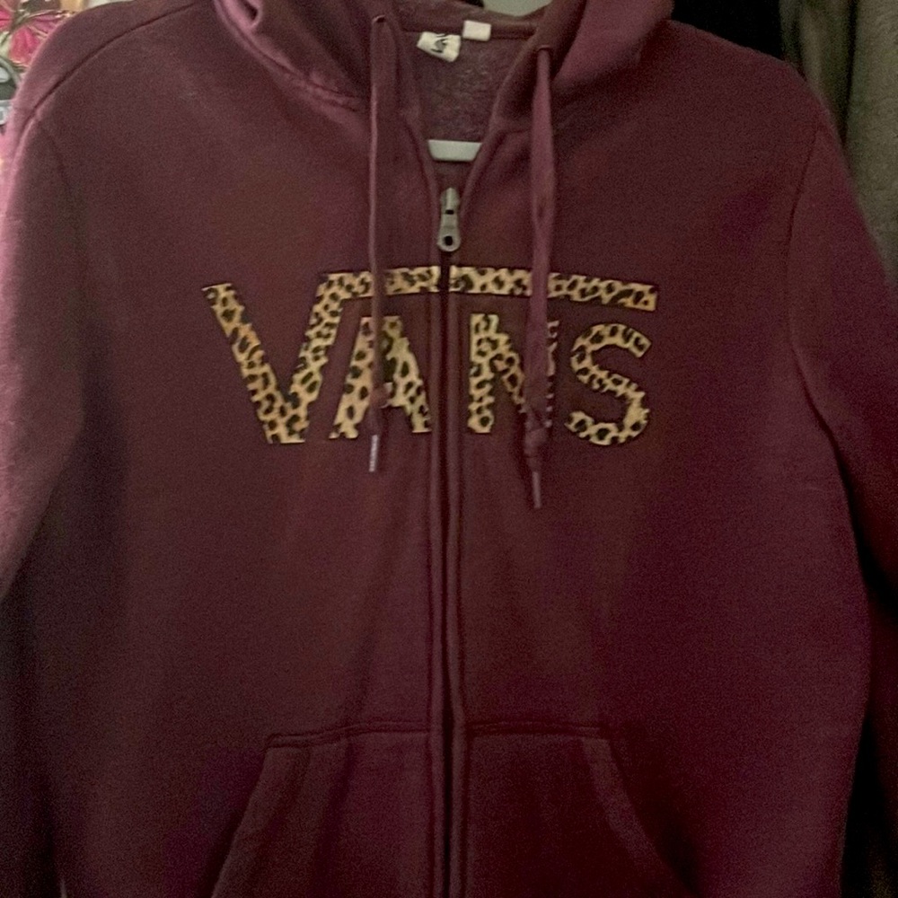Vans zip up hoodie
